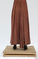  Photos Woman in Historical formal dress 2 brown dress formal historical clothing leg lower body 0005.jpg
